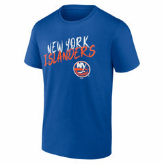 New York Islanders Hustle Personalized Name & Number T-Shirt - Royal - NHL