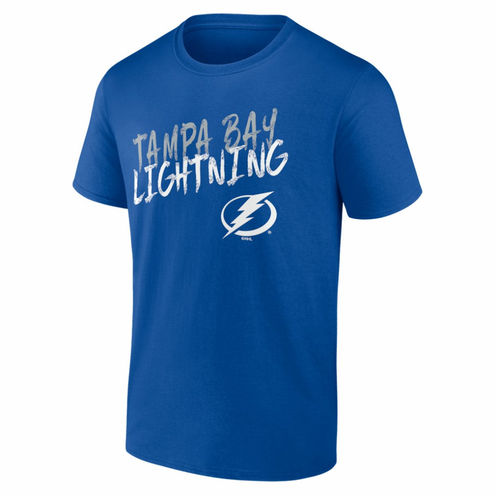 Tampa Bay Lightning Big & Tall Hustle Personalized Name & Number T-Shirt - Blue - NHL
