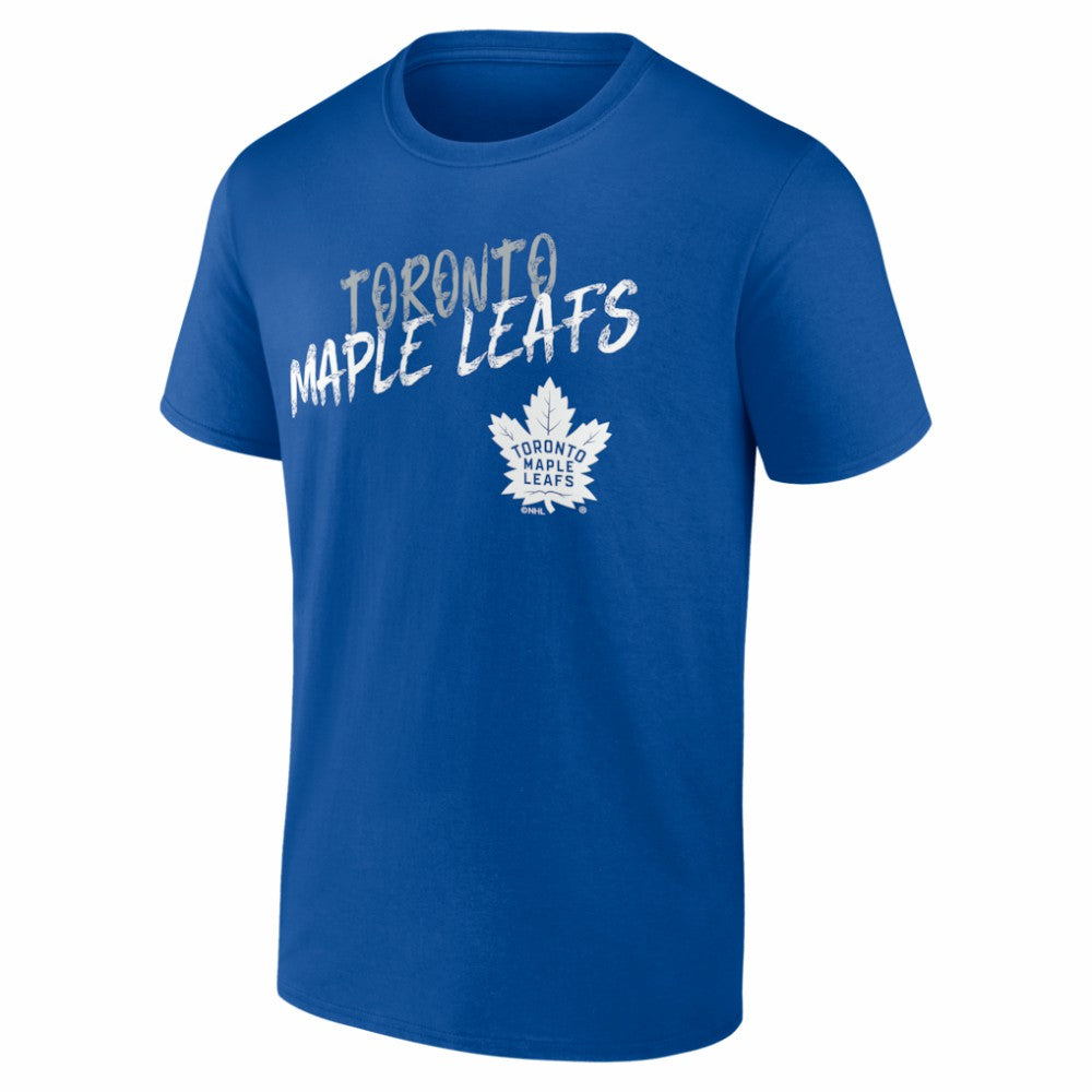 Toronto Maple Leafs Big & Tall Hustle Personalized Name & Number T-Shirt - Blue - NHL