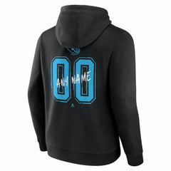 Utah Mammoth Hustle Personalized Name & Number Hoodie - Black - NHL