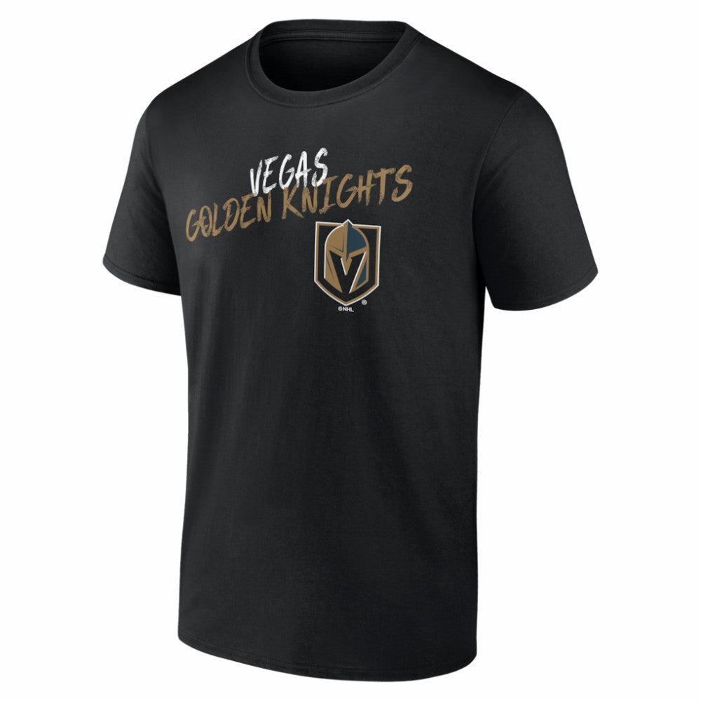 Vegas Golden Knights Hustle Personalized Name & Number T-Shirt - Black - NHL