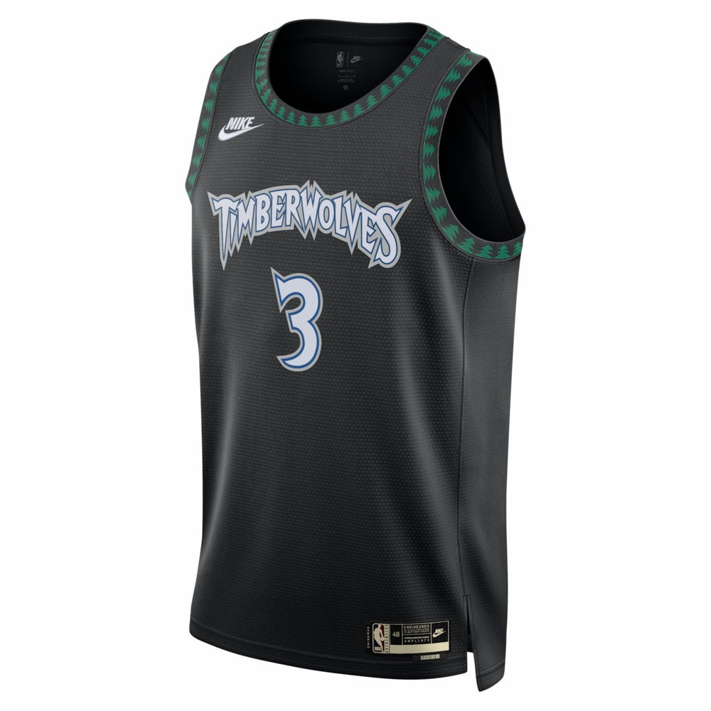 Jaden McDaniels Minnesota Timberwolves Unisex Swingman Jersey Classic Edition Black - NBA