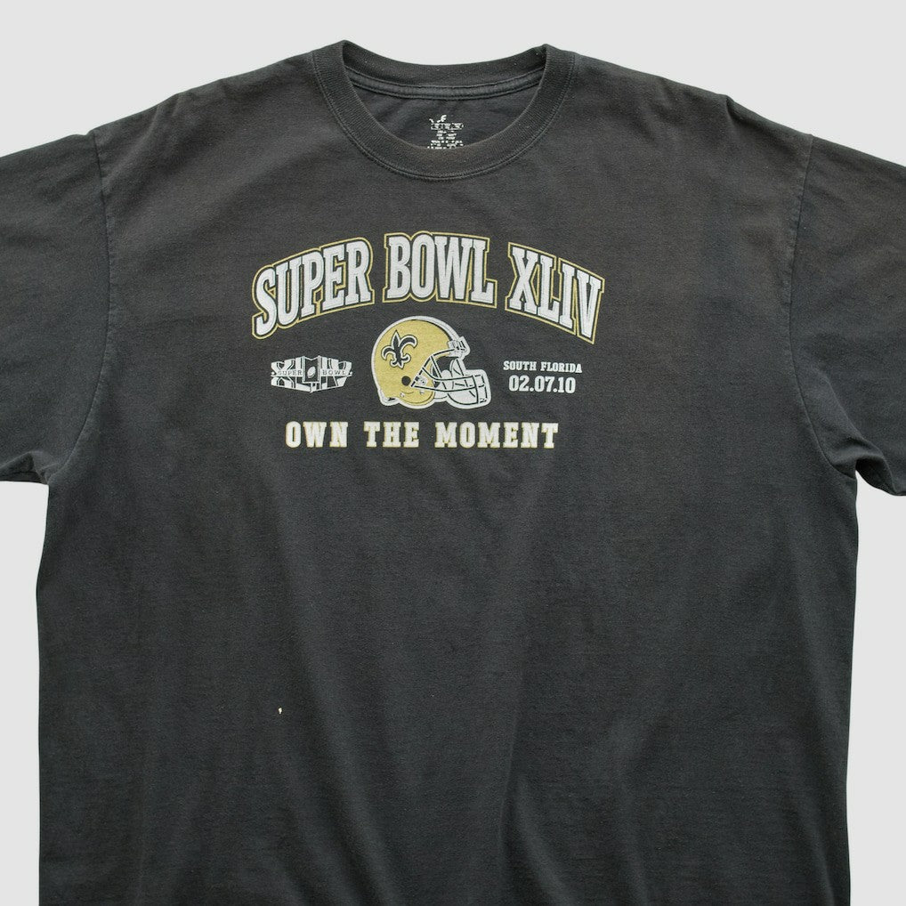 New Orleans Saints 2010 T-shirt Black Vintage | Fanatics