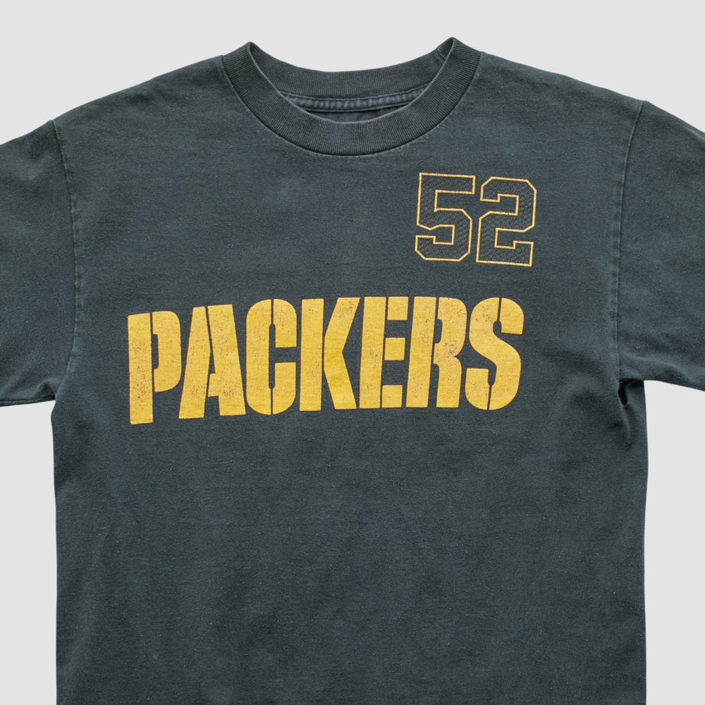 Green Bay Packers Reebok 2000s T-shirt Black Vintage | Fanatics