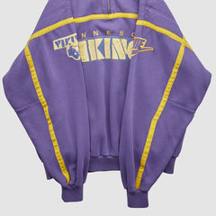 Minnesota Vikings 90s 1/4 Zip Sweatshirt Purple Vintage | Fanatics