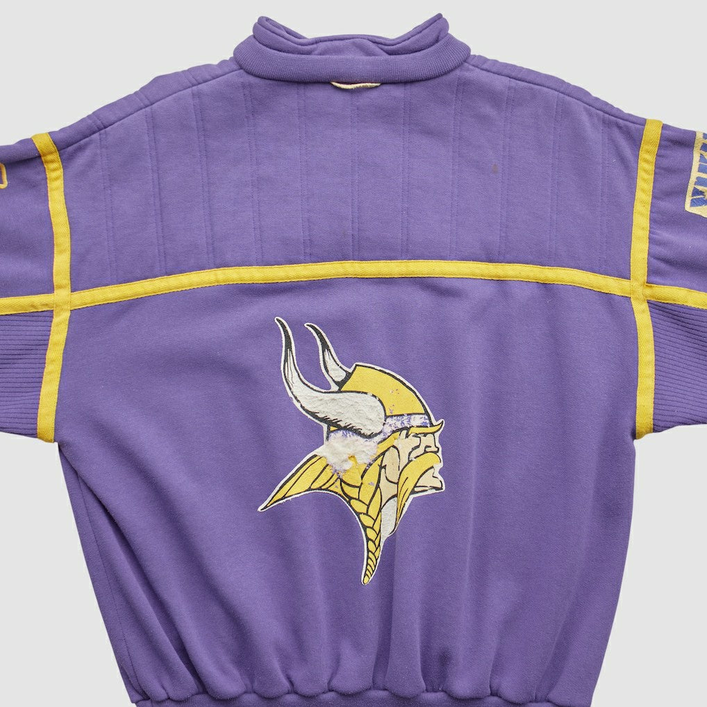 Minnesota Vikings 90s 1/4 Zip Sweatshirt Purple Vintage | Fanatics