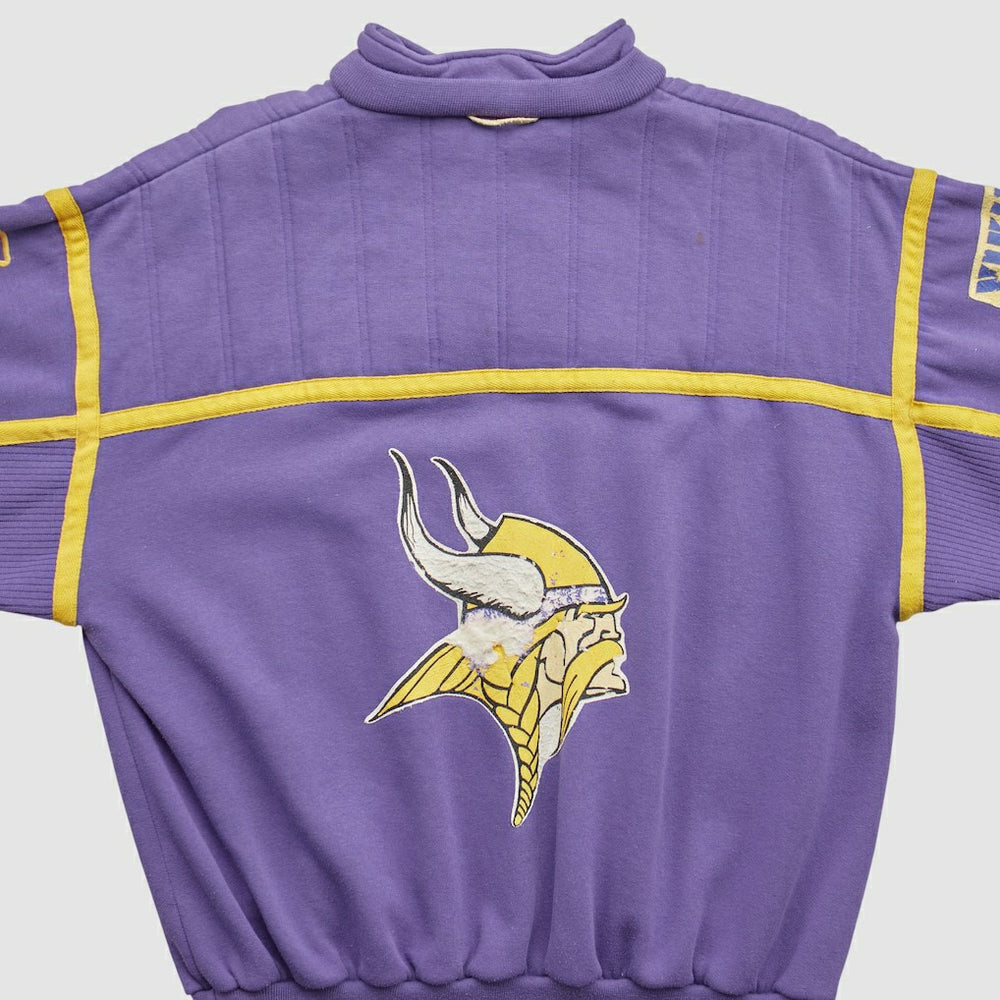 Minnesota Vikings 90s 1/4 Zip Sweatshirt Purple Vintage | Fanatics