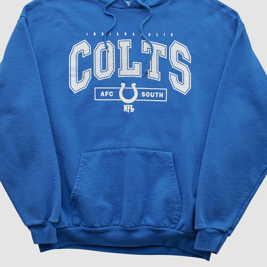 Indianapolis Colts NFL Hooded Pullover Sweatshirt Blue Vintage | Fanatics