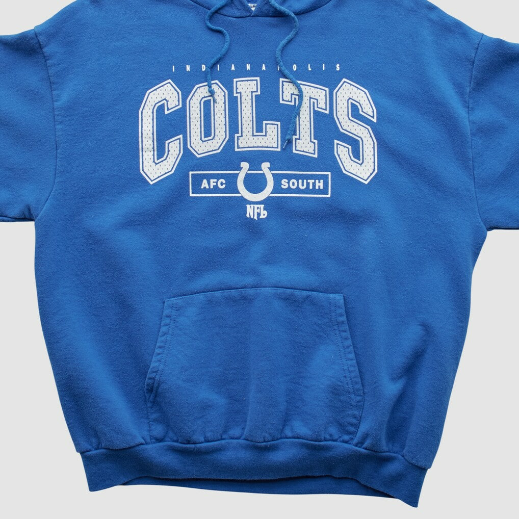 Indianapolis Colts NFL Hooded Pullover Sweatshirt Blue Vintage | Fanatics