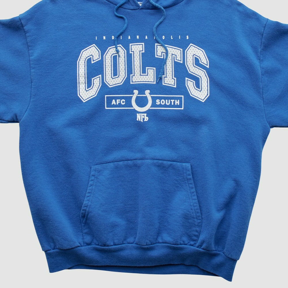 Indianapolis Colts NFL Hooded Pullover Sweatshirt Blue Vintage | Fanatics