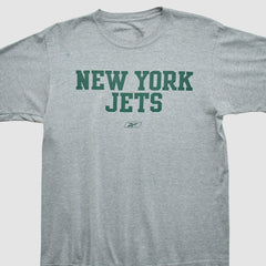 New York Jets Reebok 2000s T-shirt Heather Gray Vintage | Fanatics