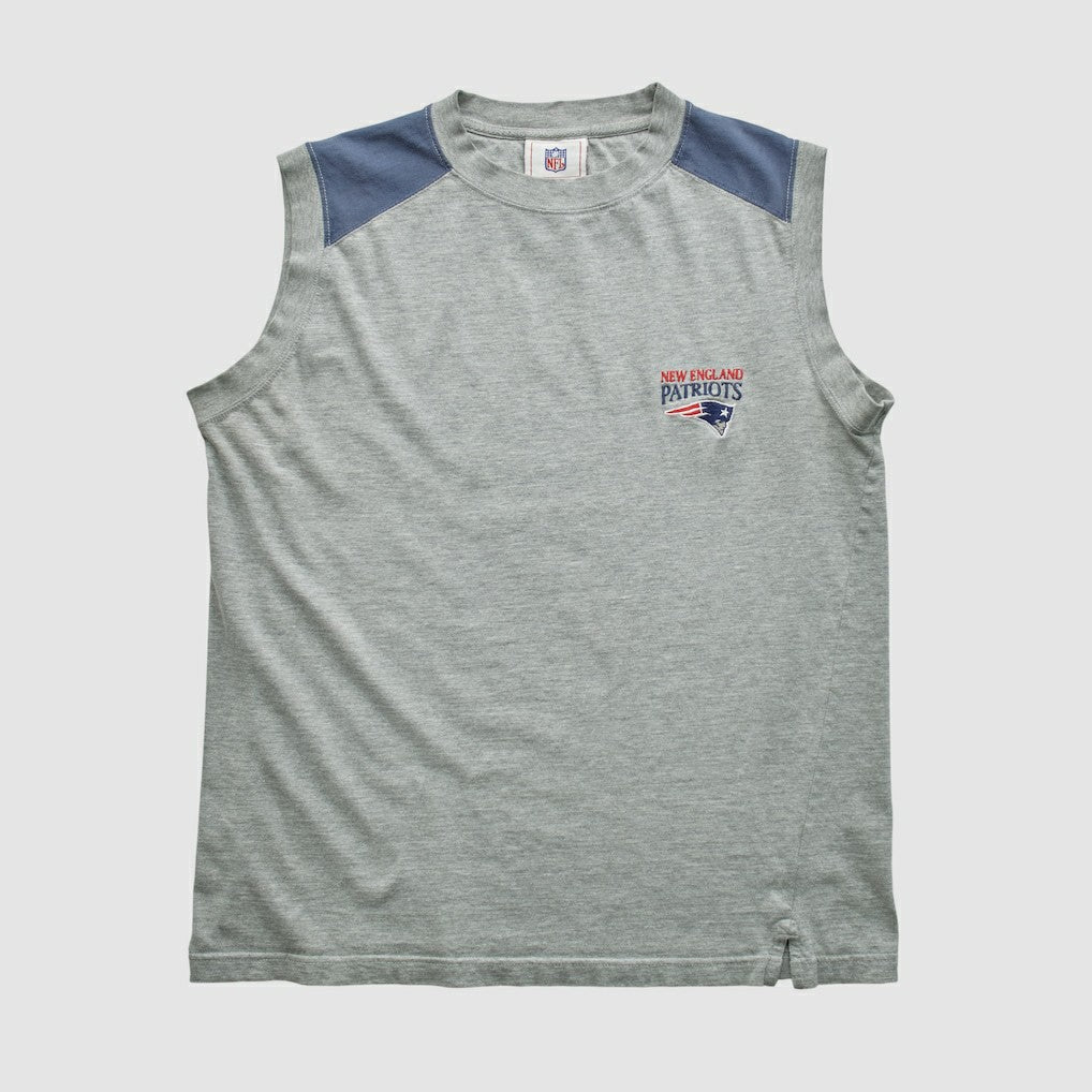 New England Patriots NFL Tank Heather Gray Vintage | Fanatics
