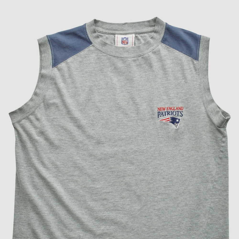New England Patriots NFL Tank Heather Gray Vintage | Fanatics