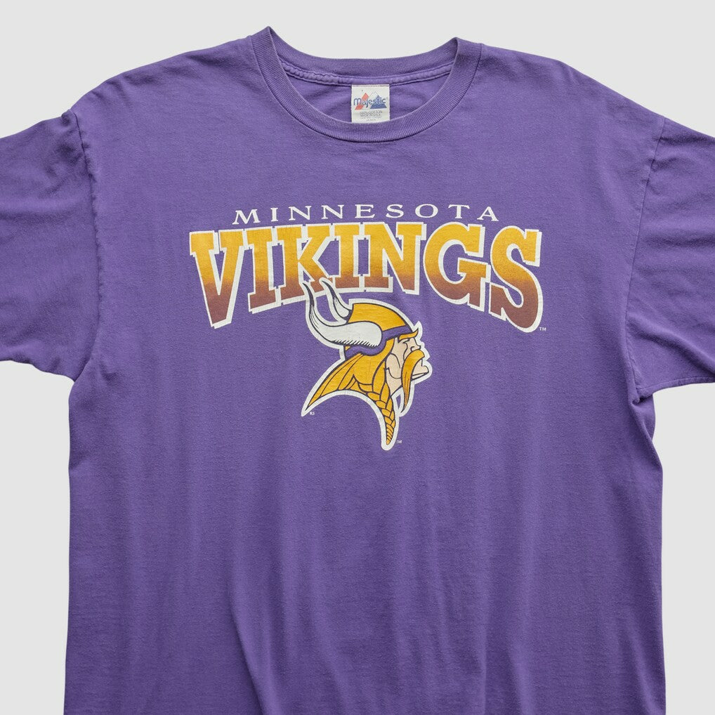 Minnesota Vikings Majestic 2000s T-shirt Purple Vintage | Fanatics