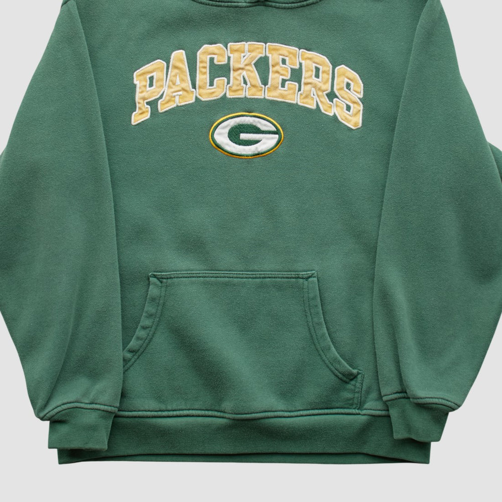 Green Bay Packers NFL 2000s Hooded Pullover Sweatshirt Green Vintage | Fanatics