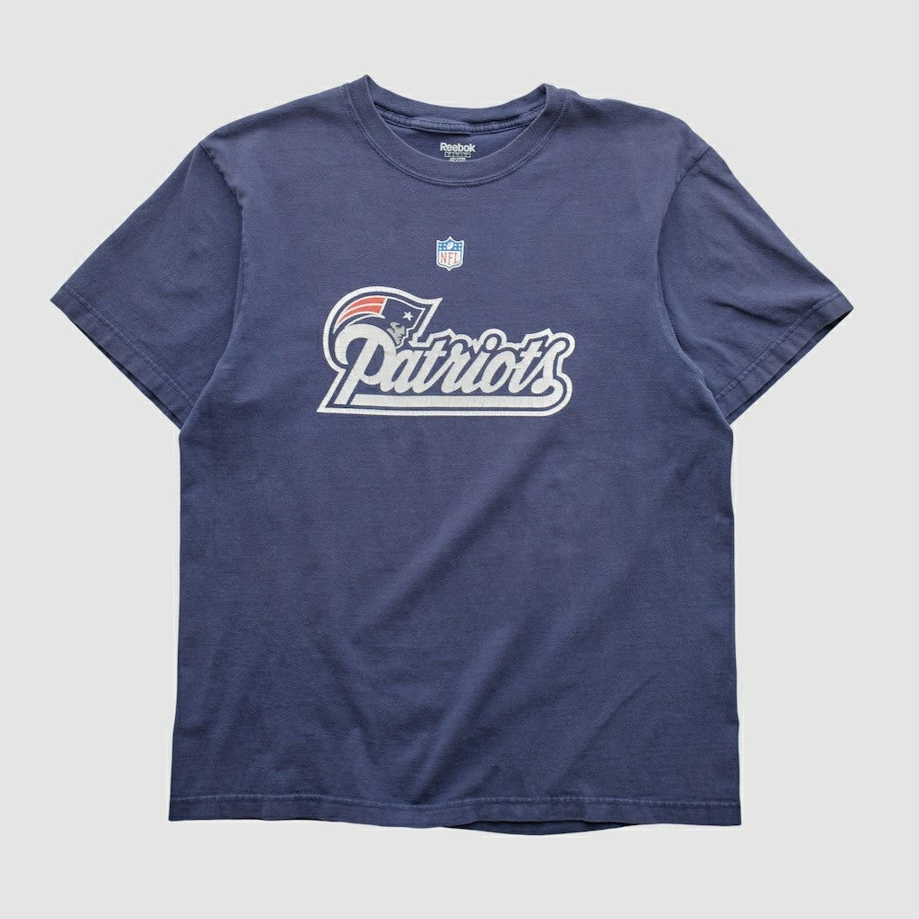 New England Patriots Reebok 2000s T-shirt Navy Vintage | Fanatics