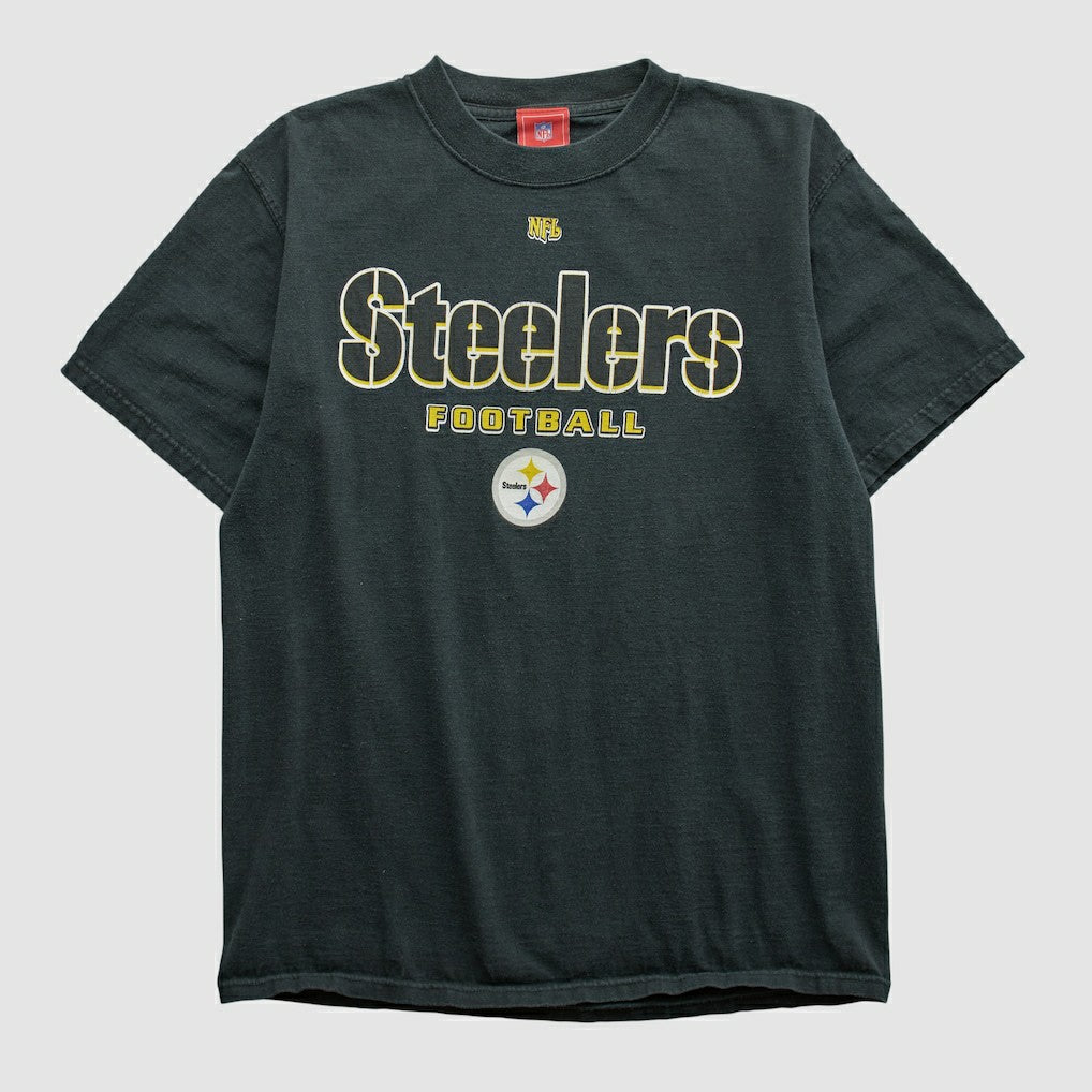Pittsburgh Steelers NFL 2000s T-shirt Black Vintage | Fanatics