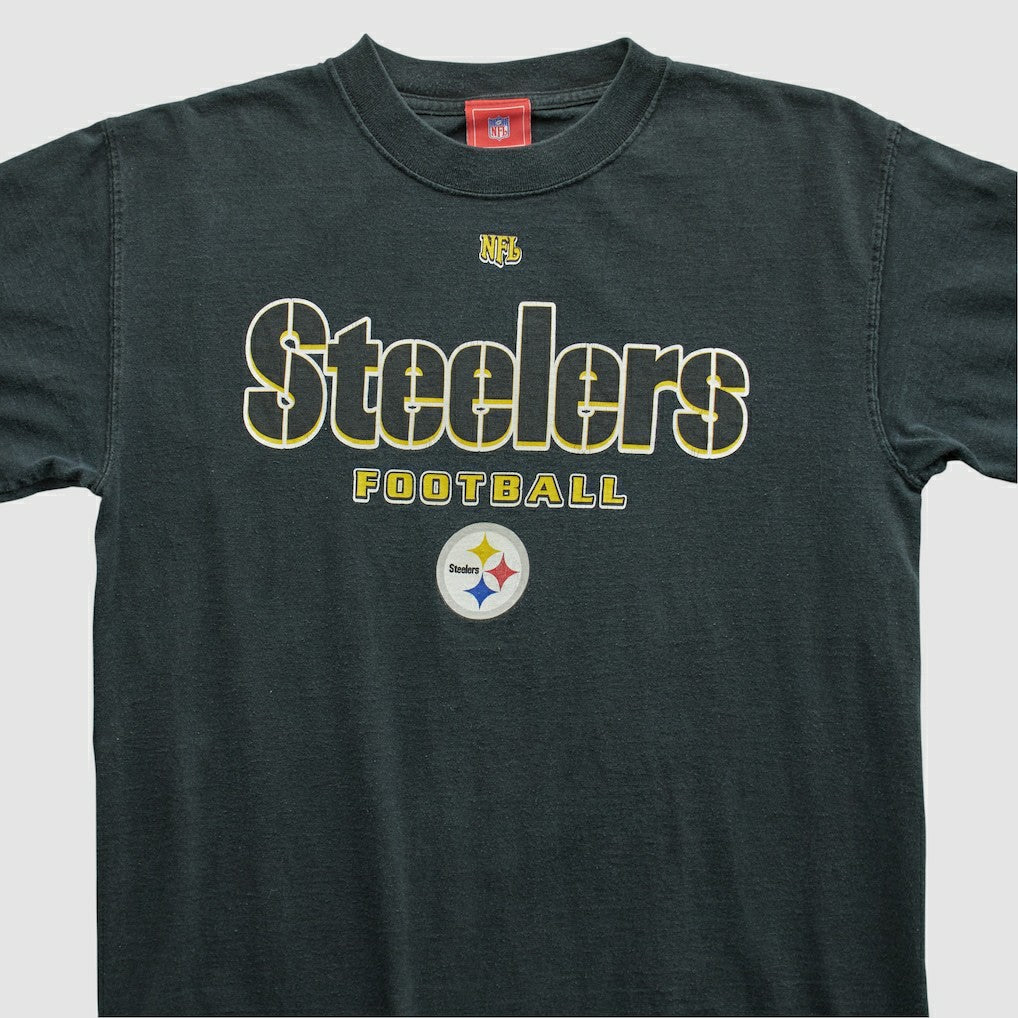 Pittsburgh Steelers NFL 2000s T-shirt Black Vintage | Fanatics
