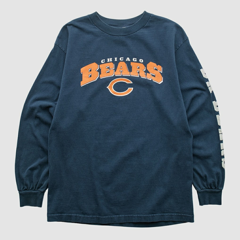 Chicago Bears NFL 2000s Long Sleeve T-shirt Navy Vintage | Fanatics