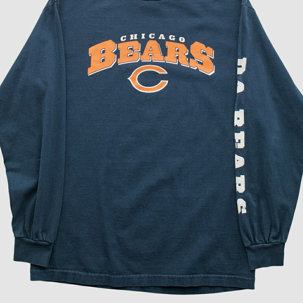 Chicago Bears NFL 2000s Long Sleeve T-shirt Navy Vintage | Fanatics