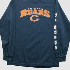 Chicago Bears NFL 2000s Long Sleeve T-shirt Navy Vintage | Fanatics