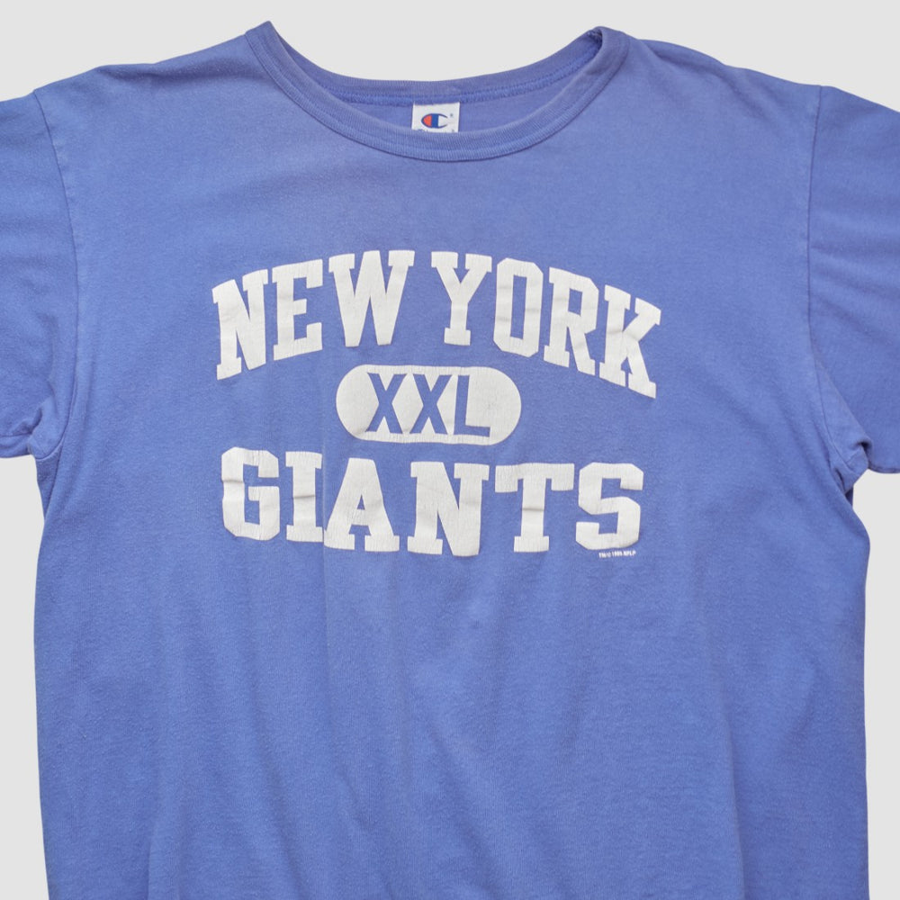 New York Giants Champion 1995 T-shirt Blue Vintage | Fanatics