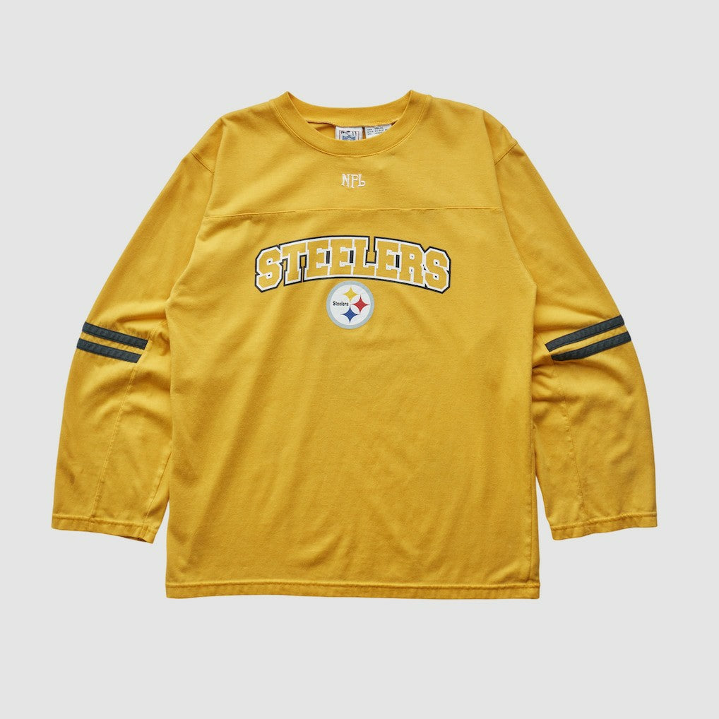 Pittsburgh Steelers NFL 2000s Long Sleeve T-shirt Yellow Vintage | Fanatics