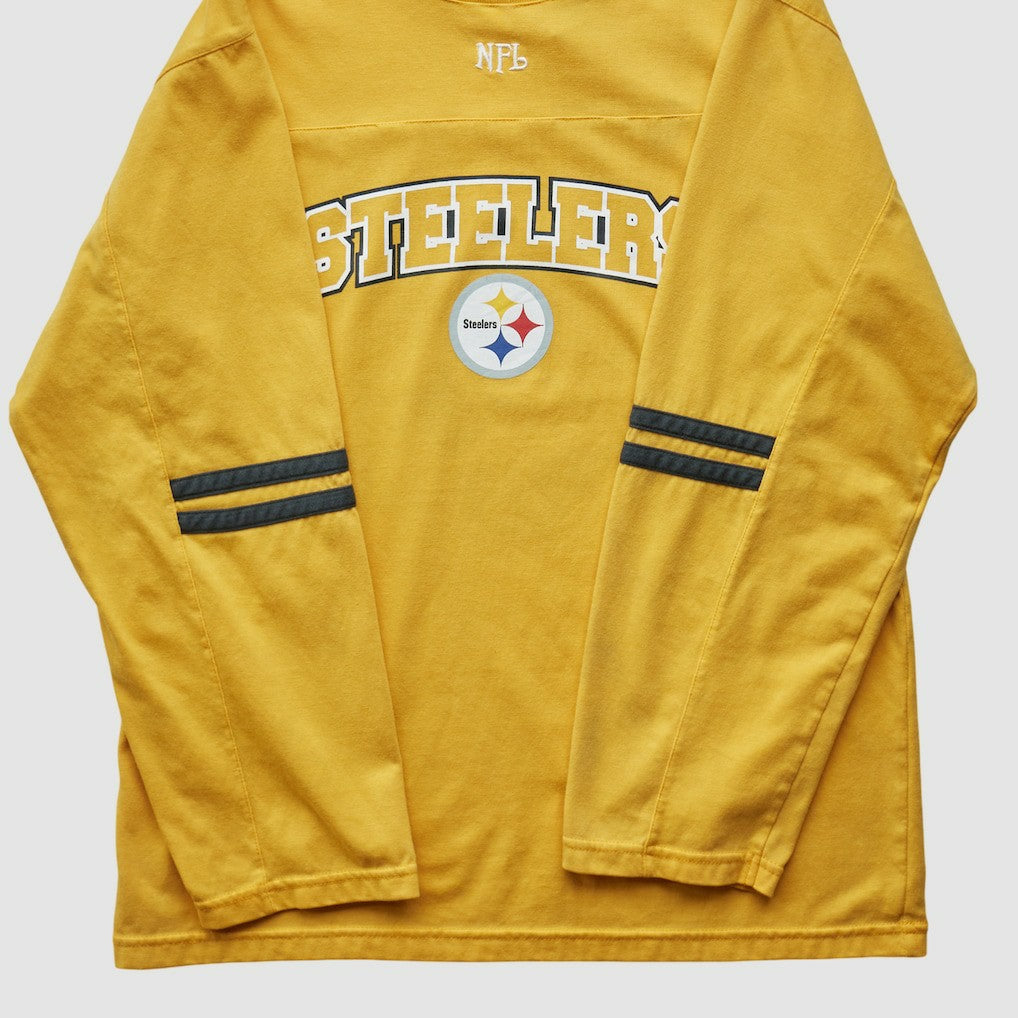 Pittsburgh Steelers NFL 2000s Long Sleeve T-shirt Yellow Vintage | Fanatics