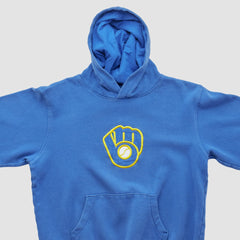 Milwaukee Brewers Majestic 2000s Hooded Pullover Sweatshirt - MLB