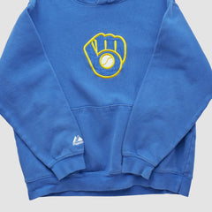 Milwaukee Brewers Majestic 2000s Hooded Pullover Sweatshirt - MLB