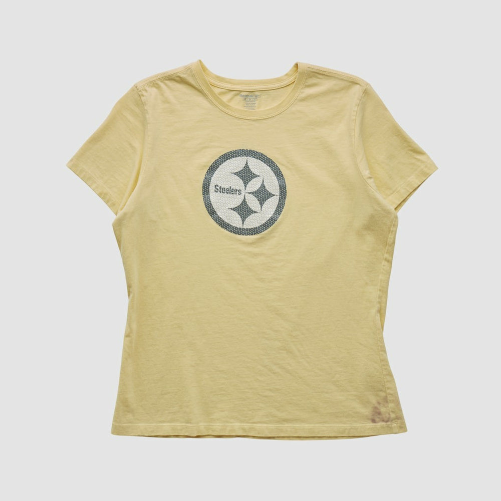Pittsburgh Steelers Reebok 2000s T-shirt Yellow Vintage | Fanatics
