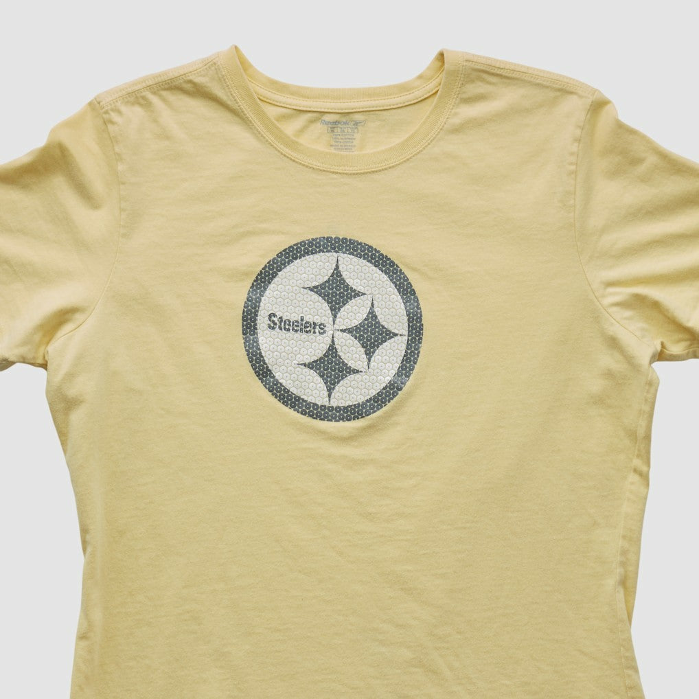 Pittsburgh Steelers Reebok 2000s T-shirt Yellow Vintage | Fanatics