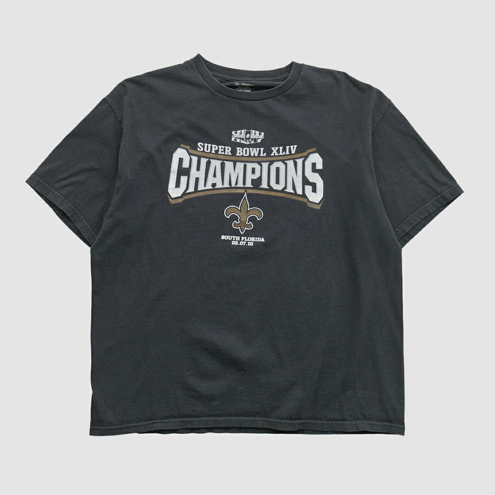 New Orleans Saints NFL 2010 T-shirt Black Vintage | Fanatics