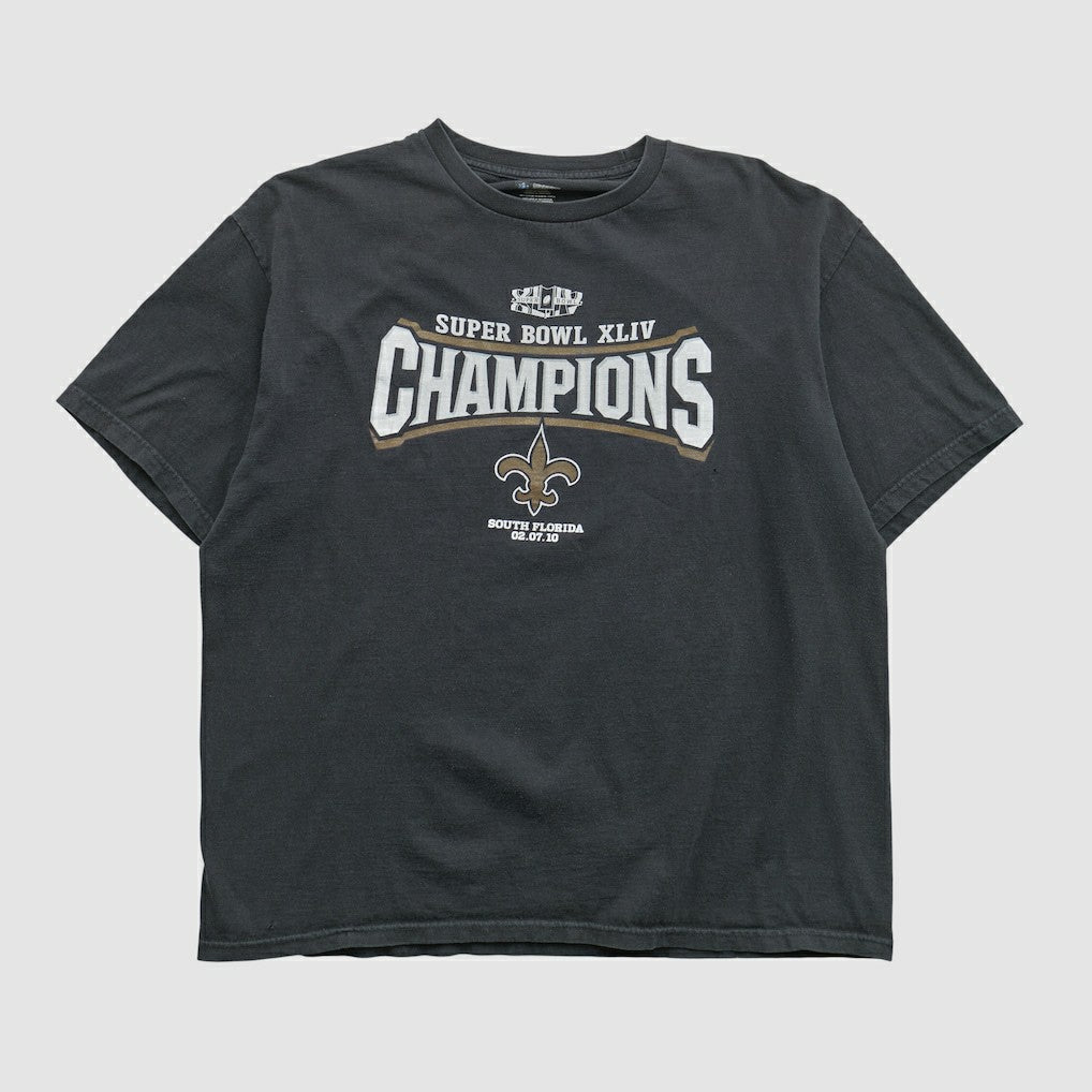 New Orleans Saints NFL 2010 T-shirt Black Vintage | Fanatics