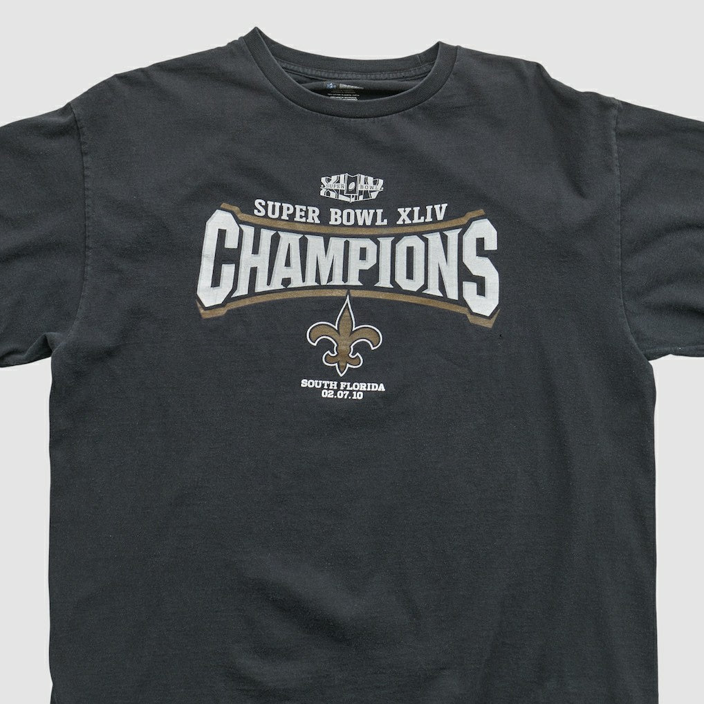 New Orleans Saints NFL 2010 T-shirt Black Vintage | Fanatics