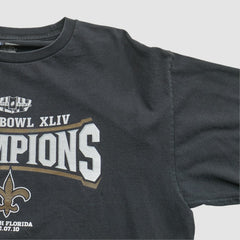 New Orleans Saints NFL 2010 T-shirt Black Vintage | Fanatics