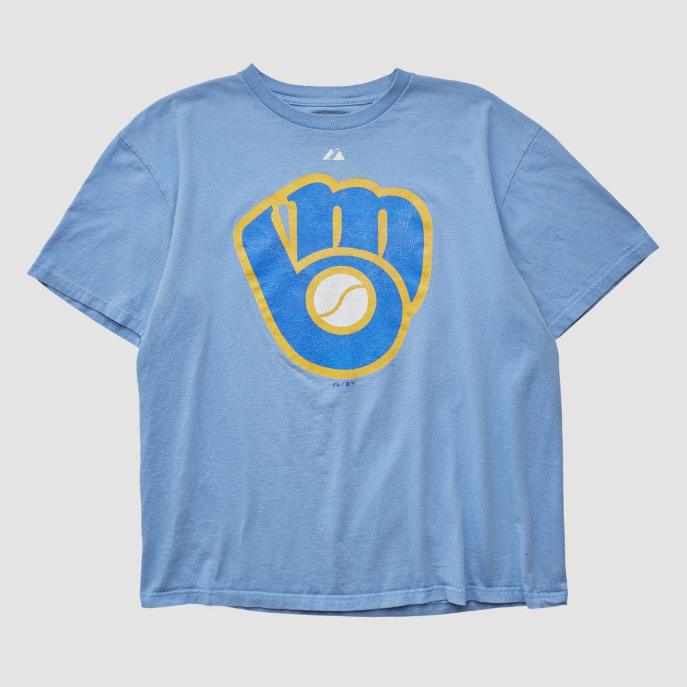 Milwaukee Brewers Majestic 2000s T-shirt - MLB