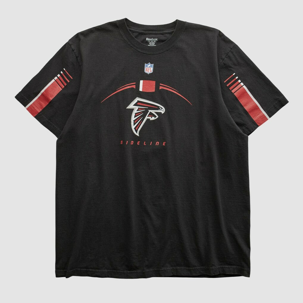 Atlanta Falcons Reebok 2000s T-shirt Black Vintage | Fanatics