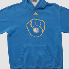 Milwaukee Brewers Adidas 2010s Hooded Pullover Sweatshirt - MLB
