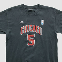 Chicago Bulls 2010s T-shirt Black Vintage - NBA