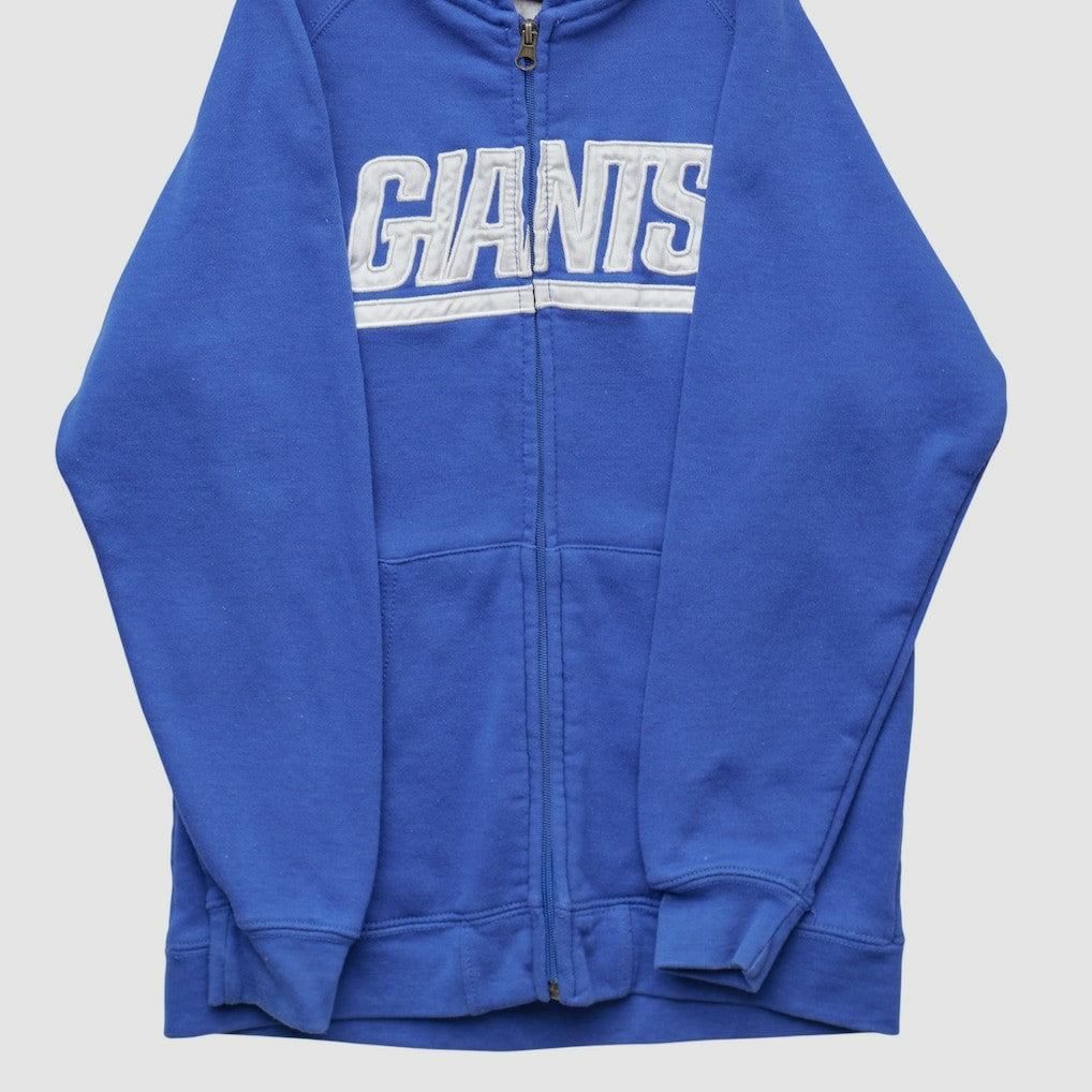 New York Giants NFL 2010s Hooded Full Zip Sweatshirt Blue Vintage | Fanatics