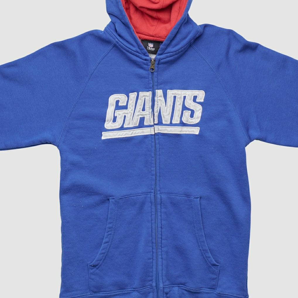 New York Giants NFL 2010s Hooded Full Zip Sweatshirt Blue Vintage | Fanatics