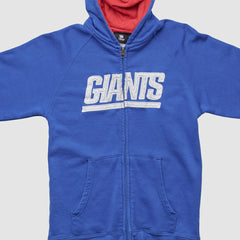 New York Giants NFL 2010s Hooded Full Zip Sweatshirt Blue Vintage | Fanatics