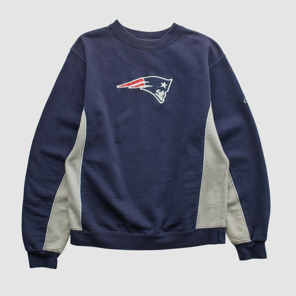 New England Patriots Reebok 2000s Pullover Sweatshirt Navy Vintage | Fanatics