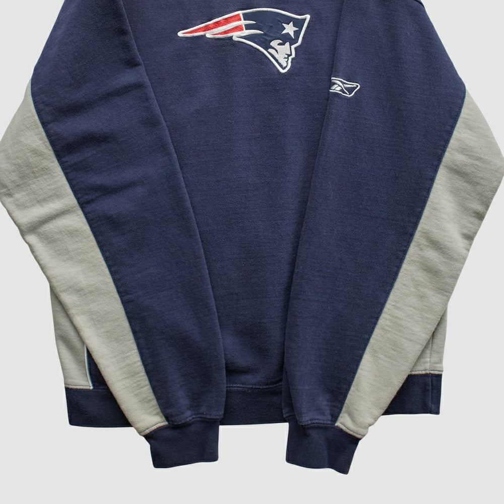 New England Patriots Reebok 2000s Pullover Sweatshirt Navy Vintage | Fanatics