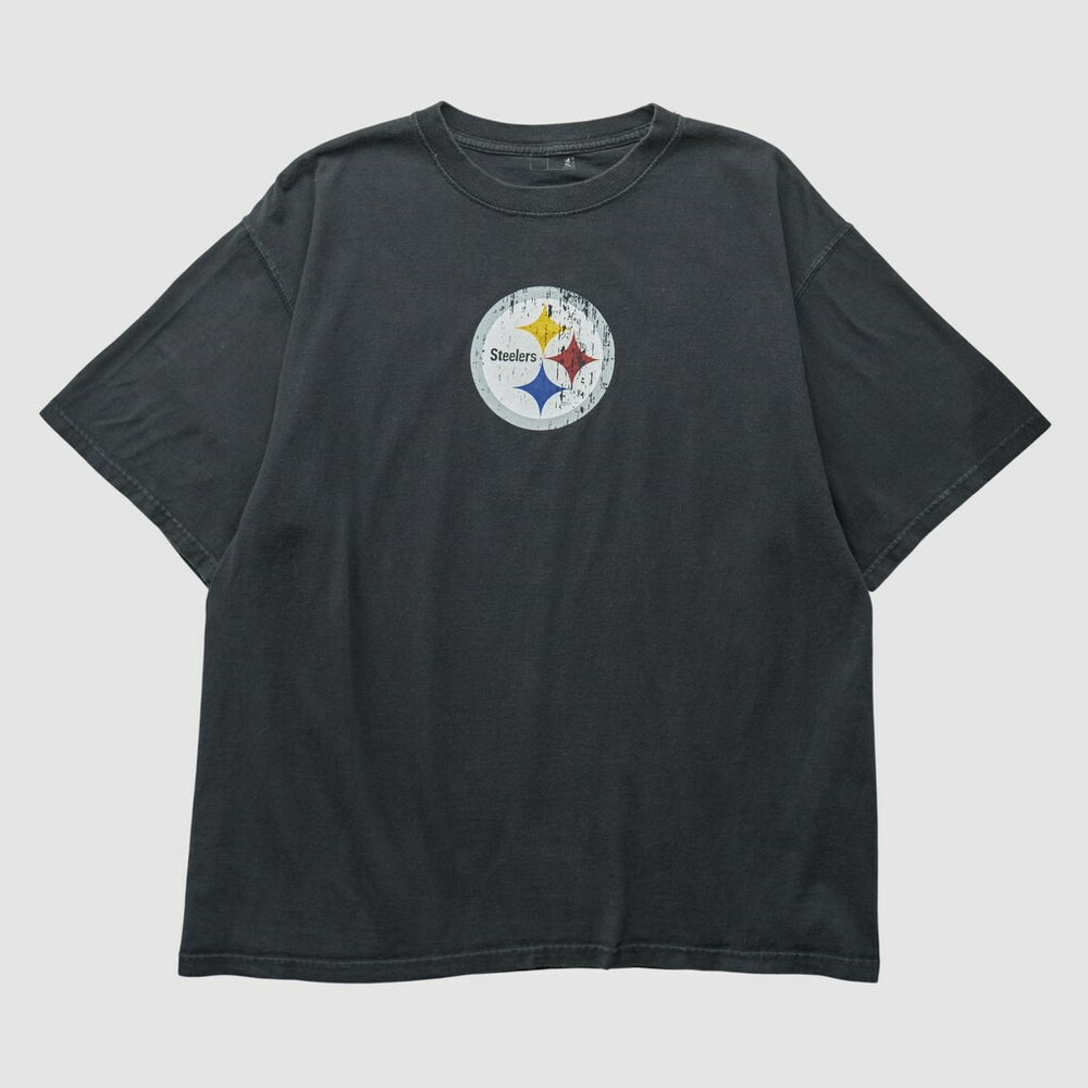 Pittsburgh Steelers 2000s T-shirt Black Vintage | Fanatics