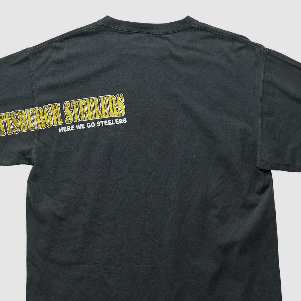 Pittsburgh Steelers 2000s T-shirt Black Vintage | Fanatics