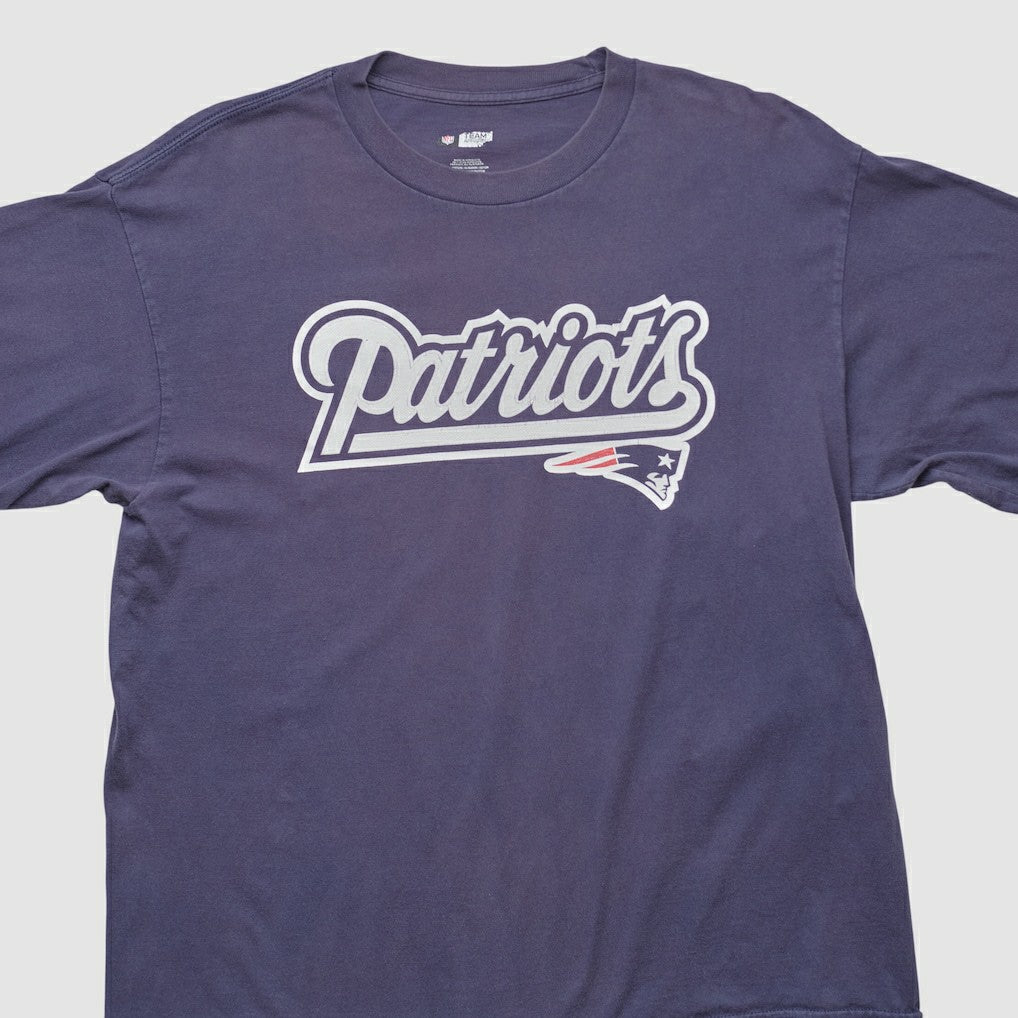 New England Patriots NFL 2000s Long Sleeve T-shirt Navy Vintage | Fanatics