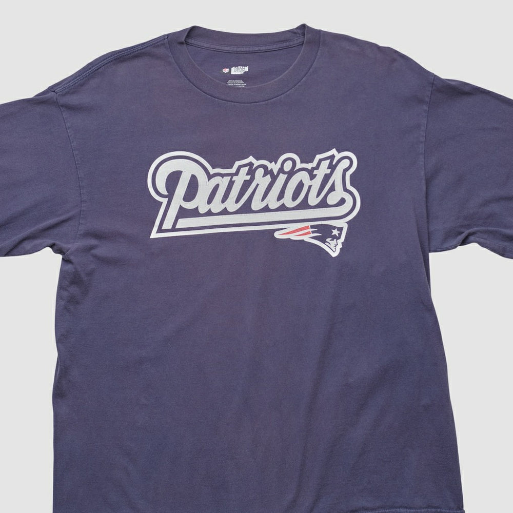 New England Patriots NFL 2000s Long Sleeve T-shirt Navy Vintage | Fanatics