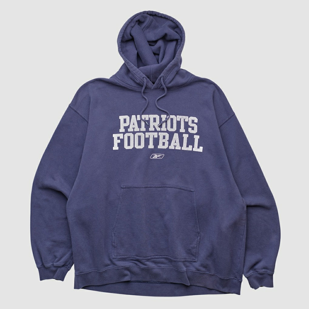 New England Patriots Reebok 2000s Hooded Pullover Sweatshirt Navy Vintage | Fanatics